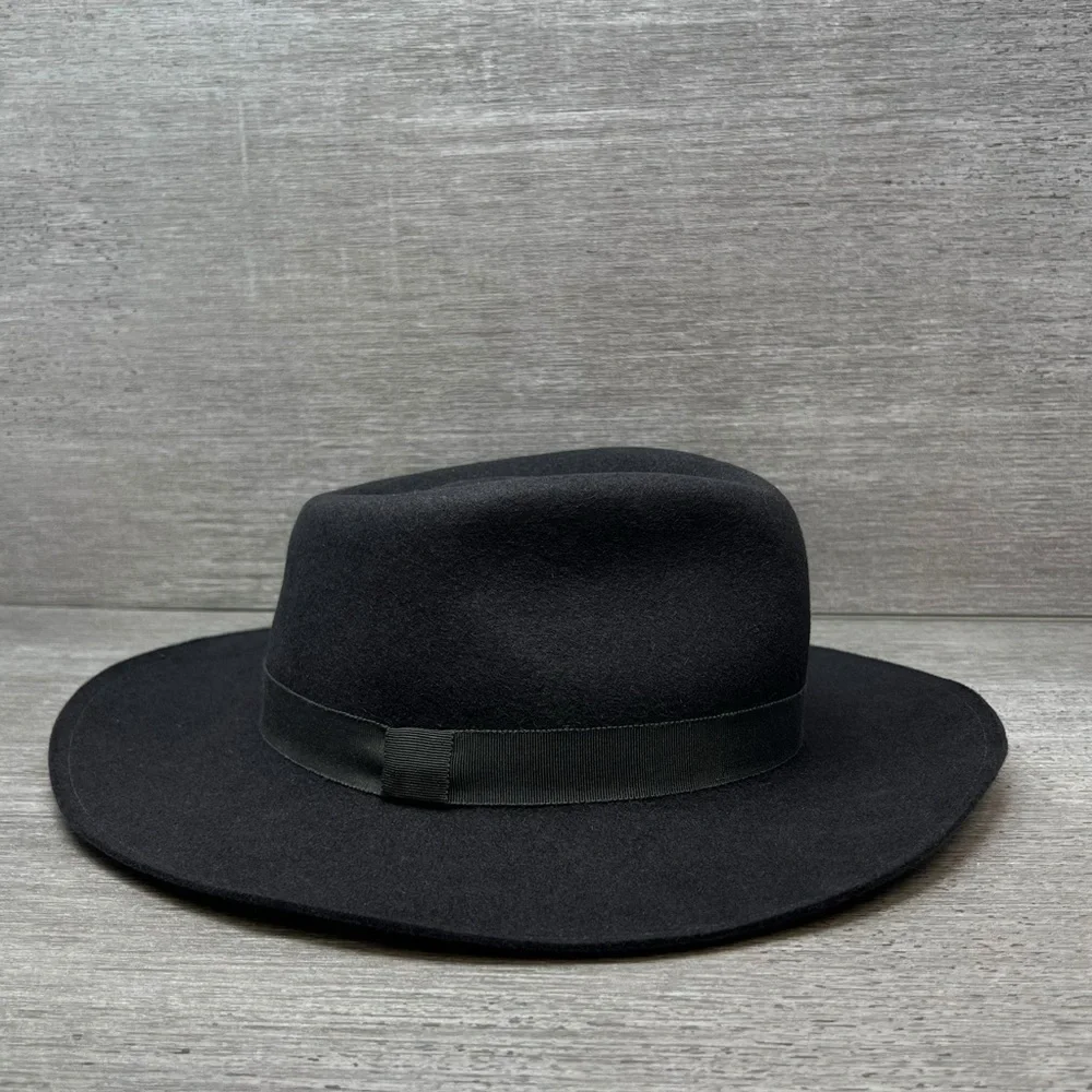 Peruvian Connection Women’s Western Hat Black Fur Felt EUC